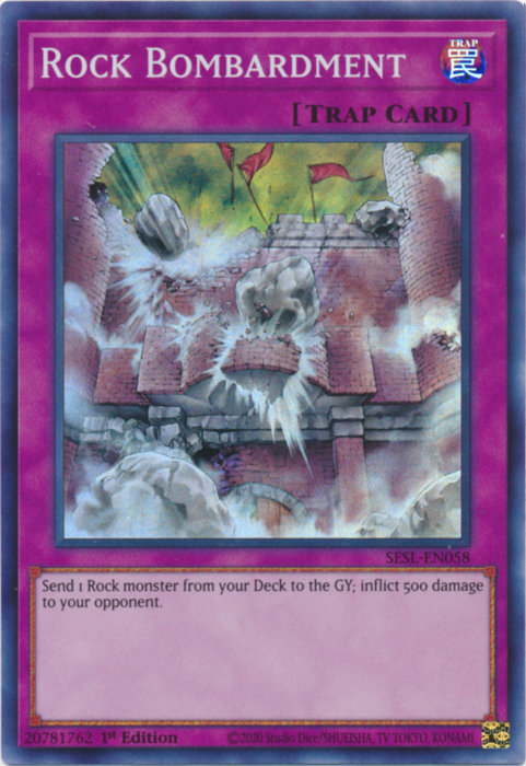 Rock Bombardment [SESL-EN058] Super Rare | Total Play