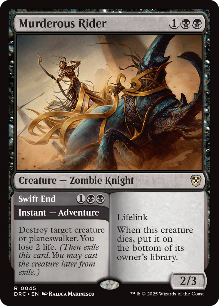 Murderous Rider [Aetherdrift Commander] | Total Play