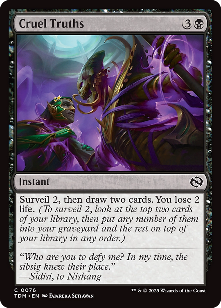 Cruel Truths [Tarkir: Dragonstorm] | Total Play