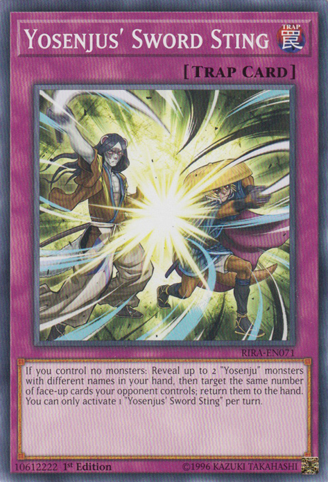 Yosenjus' Sword Sting [RIRA-EN071] Common | Total Play