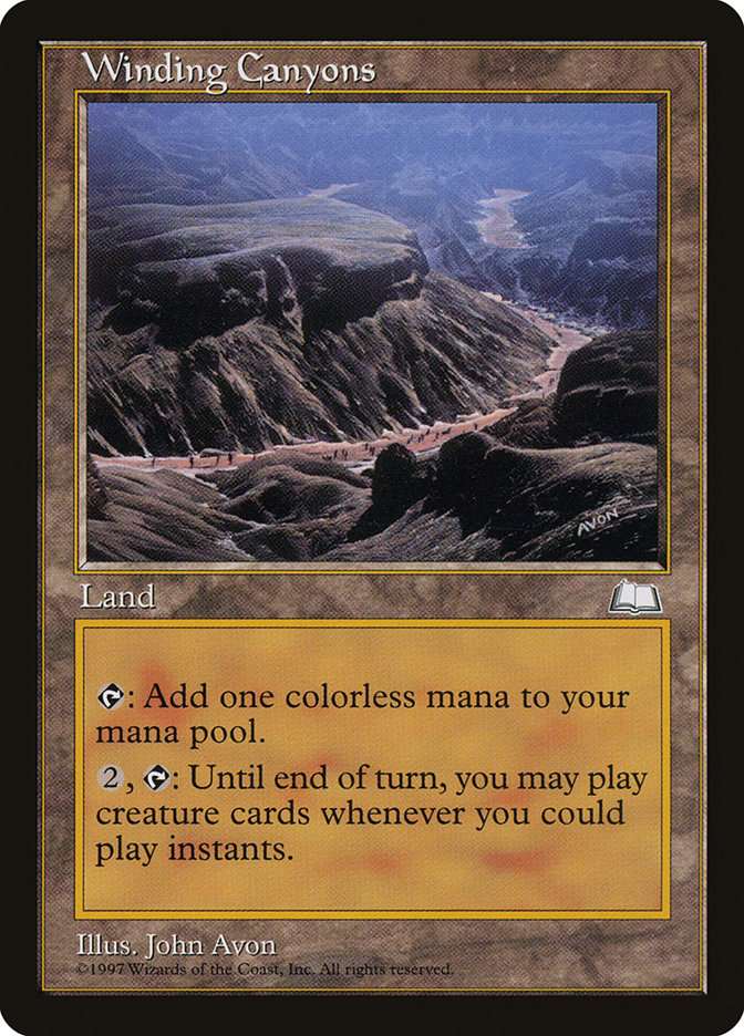 Winding Canyons [Weatherlight] | Total Play