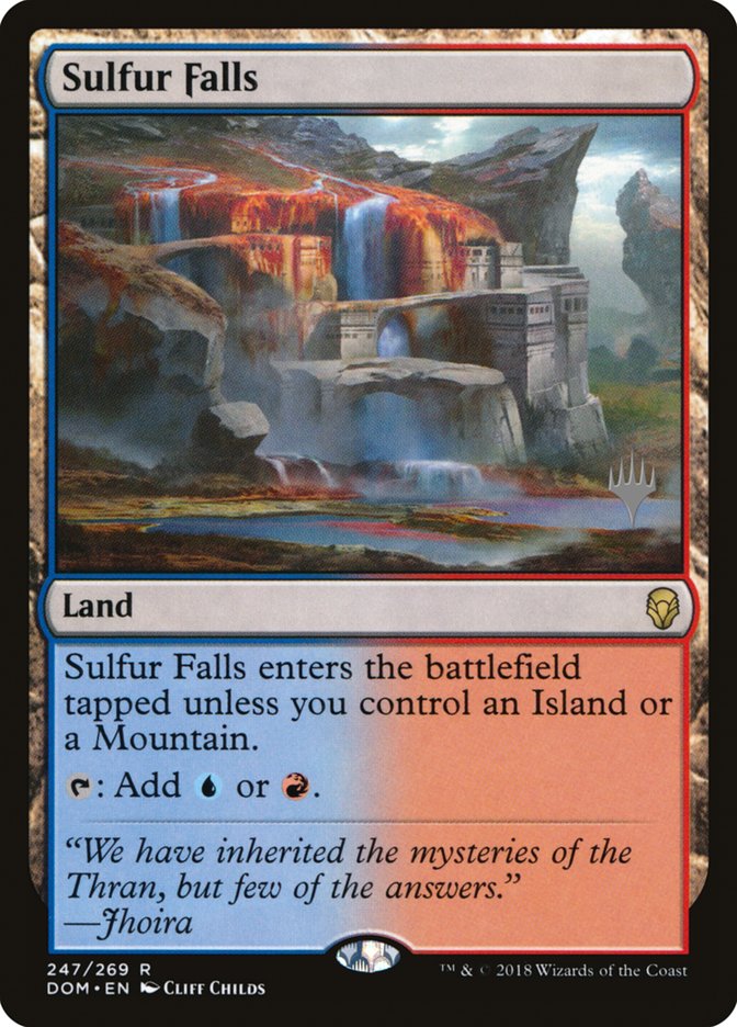 Sulfur Falls (Promo Pack) [Dominaria Promos] | Total Play