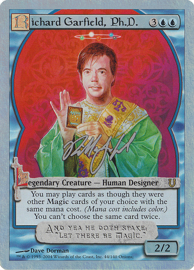 Richard Garfield, Ph.D. (Alternate Foil) [Unhinged] | Total Play