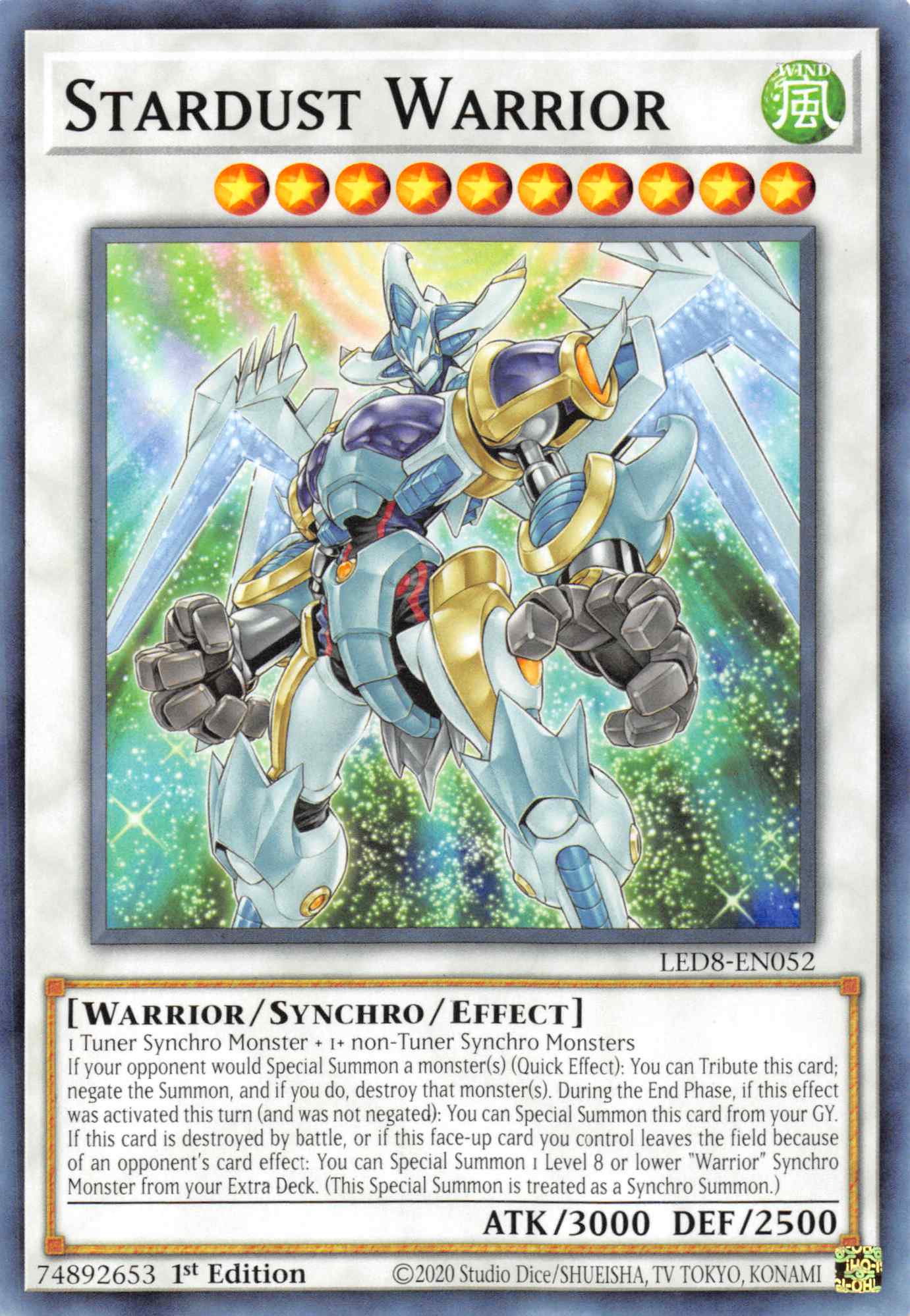 Stardust Warrior [LED8-EN052] Common | Total Play