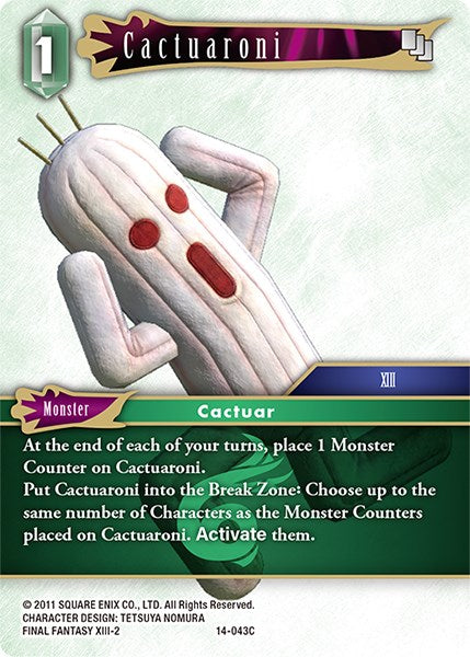 Cactuaroni [Opus XIV: Crystal Abyss] | Total Play