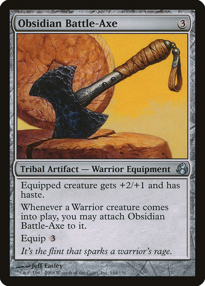Obsidian Battle-Axe [Morningtide] | Total Play