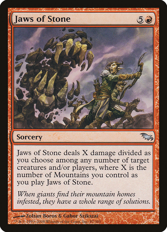Jaws of Stone [Shadowmoor] | Total Play
