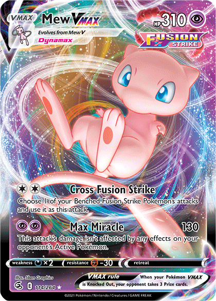 Mew VMAX (114/264) [Sword & Shield: Fusion Strike] | Total Play