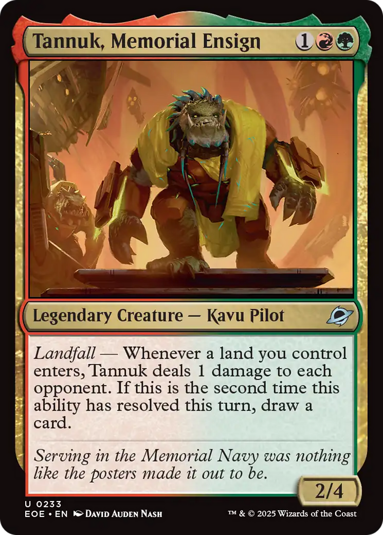 Tannuk, Memorial Ensign [Edge of Eternities] | Total Play