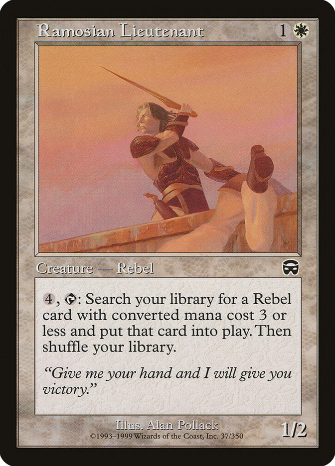 Ramosian Lieutenant [Mercadian Masques] | Total Play