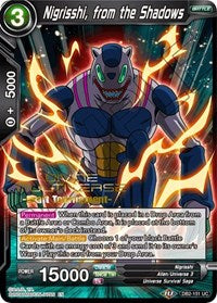 Nigrisshi, from the Shadows (Divine Multiverse Draft Tournament) (DB2-151) [Tournament Promotion Cards] | Total Play