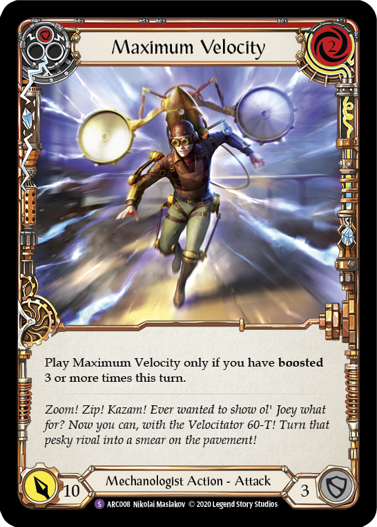 Maximum Velocity [U-ARC008] (Arcane Rising Unlimited)  Unlimited Normal | Total Play