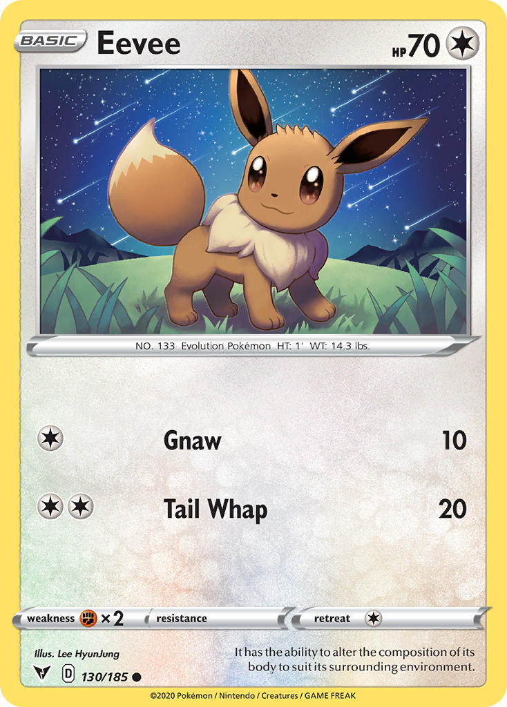 Eevee (130/185) [Sword & Shield: Vivid Voltage] | Total Play