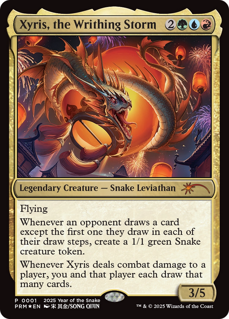 Xyris, the Writhing Storm (Year of the Snake 2025) [Standard Showdown Promos] | Total Play
