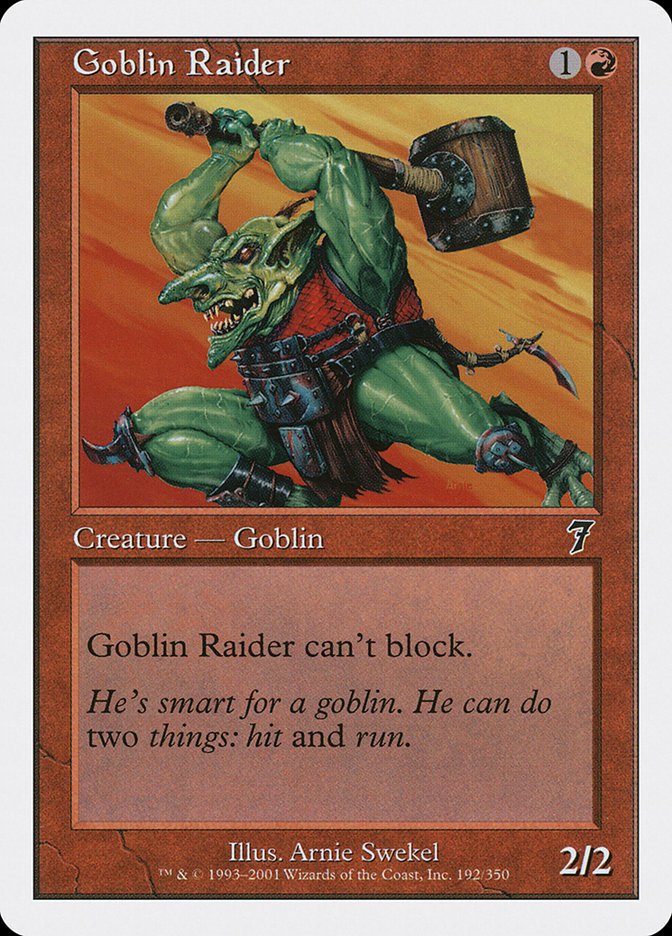 Goblin Raider [Seventh Edition] | Total Play