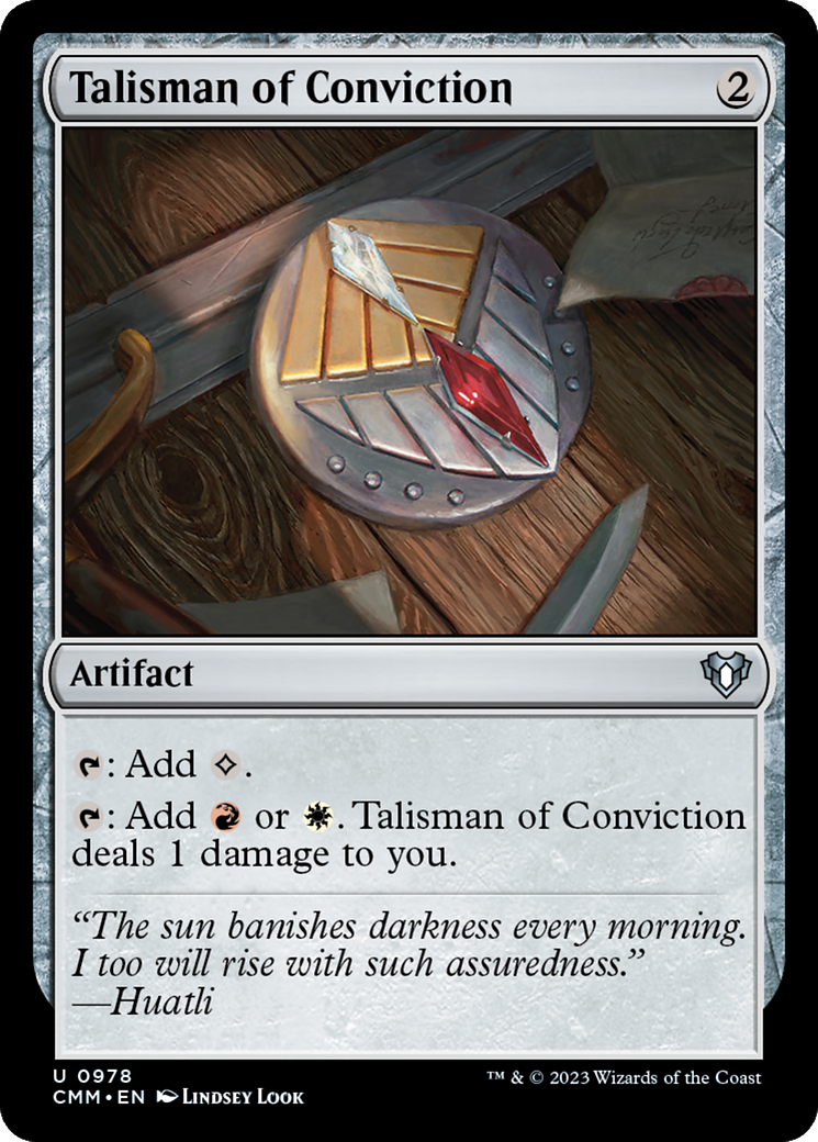 Talisman of Conviction [Commander Masters] | Total Play