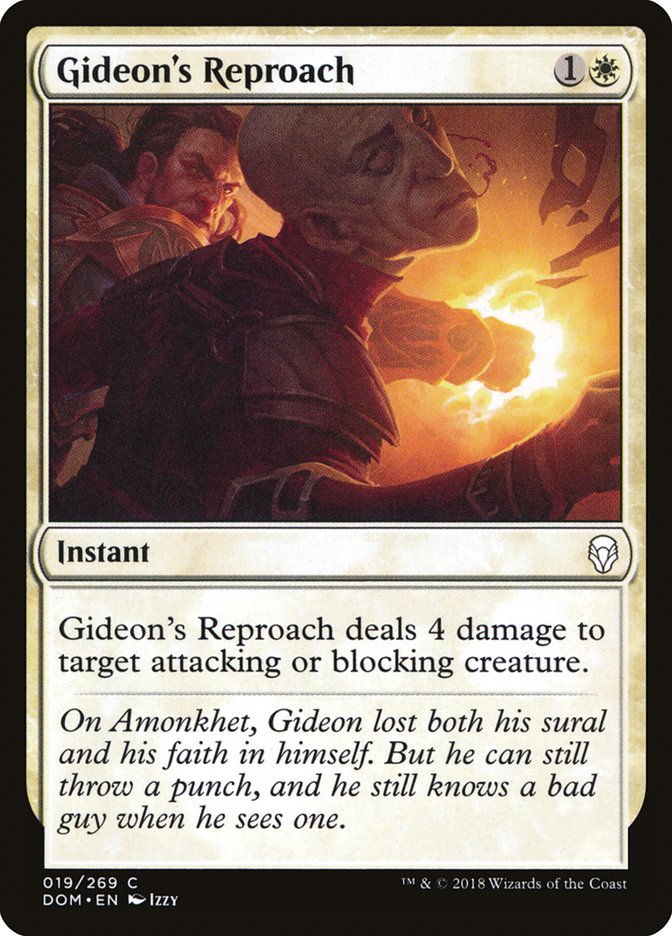 Gideon's Reproach [Dominaria] | Total Play