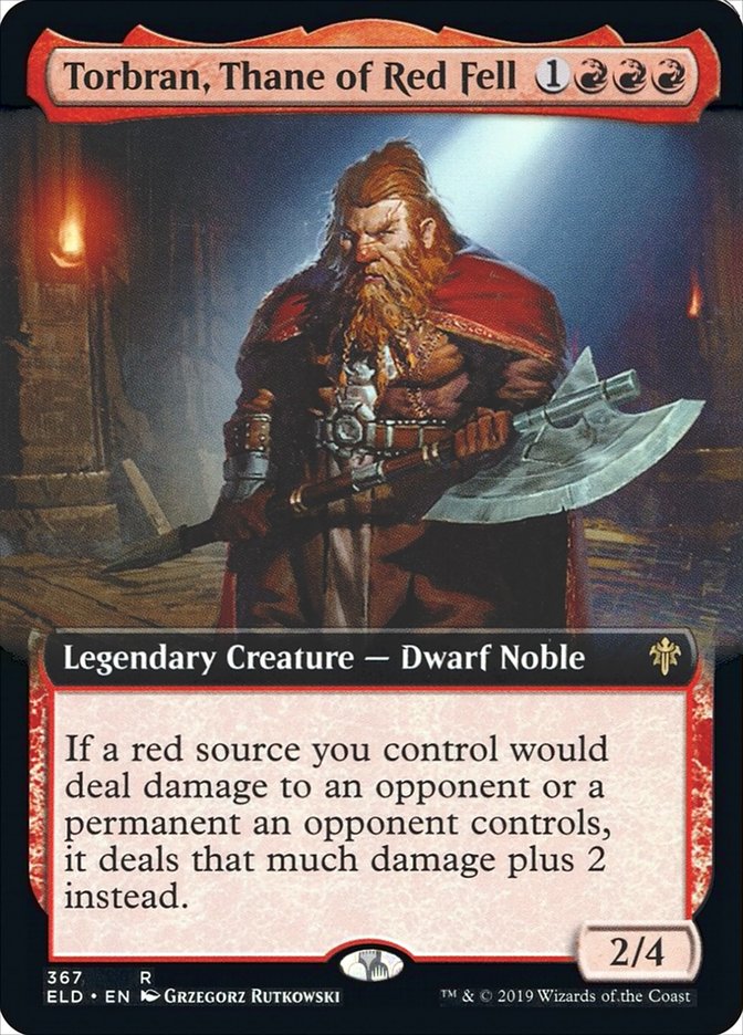 Torbran, Thane of Red Fell (Extended Art) [Throne of Eldraine] | Total Play