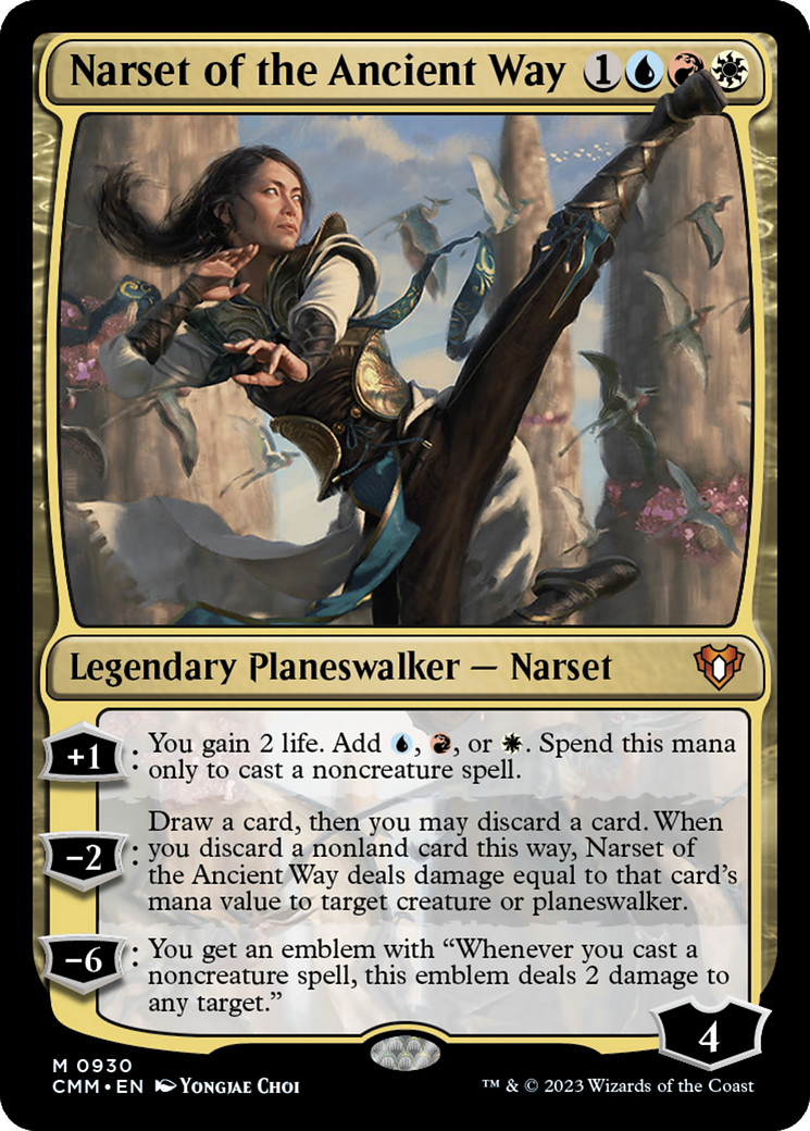 Narset of the Ancient Way [Commander Masters] | Total Play