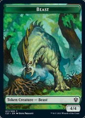 Beast (011) // Insect Double-Sided Token [Commander 2021 Tokens] | Total Play