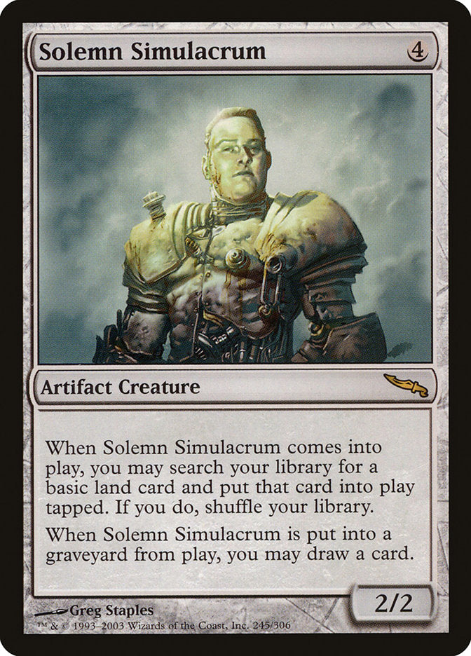 Solemn Simulacrum [Mirrodin] | Total Play