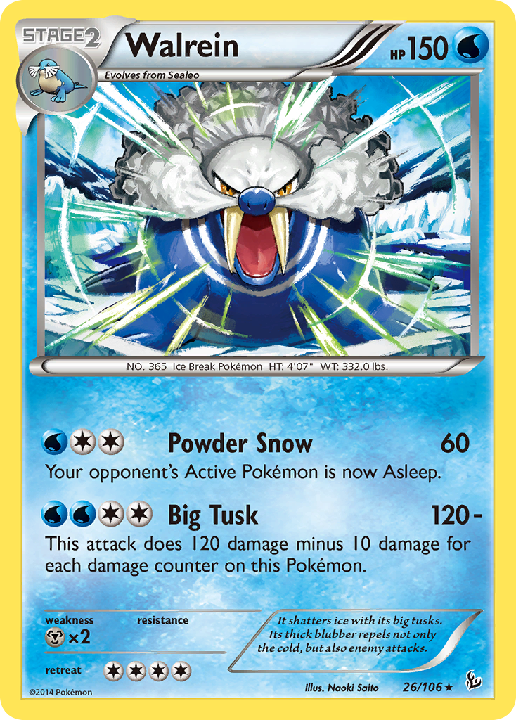 Walrein (26/106) [XY: Flashfire] | Total Play