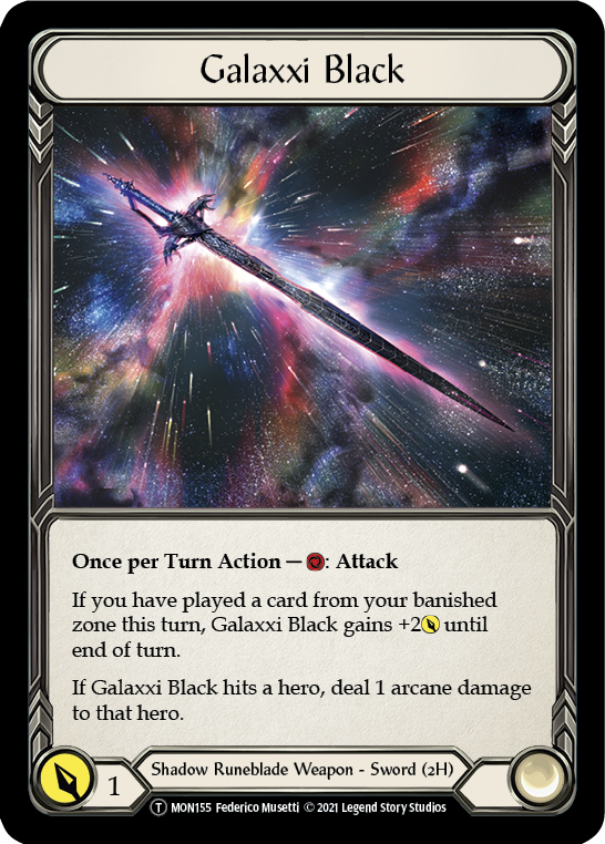 Chane // Galaxxi Black [U-MON154 // U-MON155] (Monarch Unlimited)  Unlimited Normal | Total Play