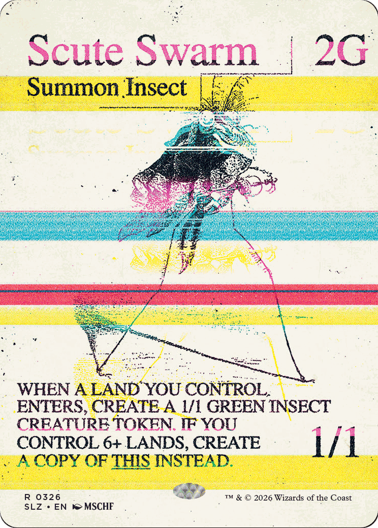 Scute Swarm (0326) [Secret Lair x MSCHF: The Zeta Set] | Total Play