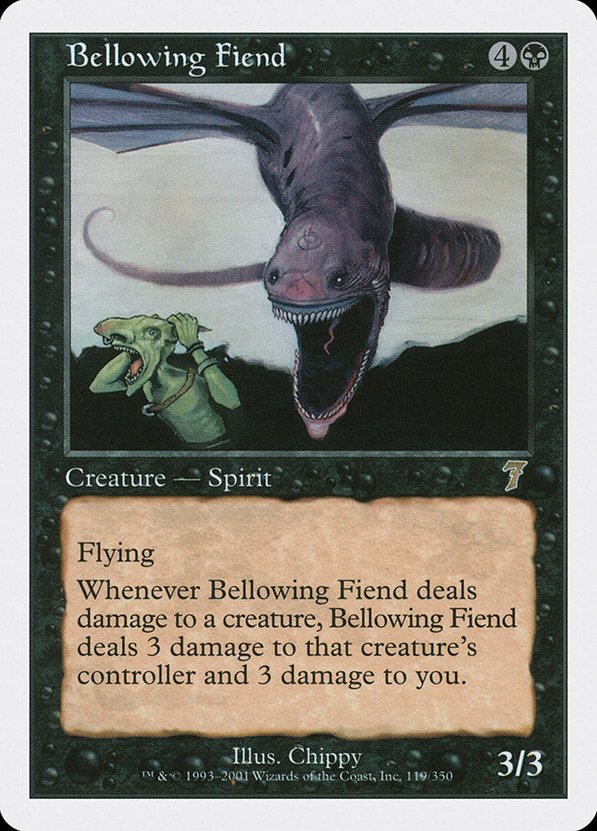 Bellowing Fiend [Seventh Edition] | Total Play