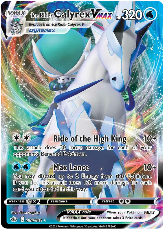 Ice Rider Calyrex VMAX (046/198) [Sword & Shield: Chilling Reign] | Total Play