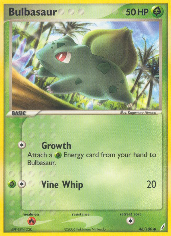 Bulbasaur (46/100) [EX: Crystal Guardians] | Total Play