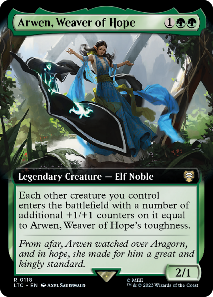 Arwen, Weaver of Hope (Extended Art) [The Lord of the Rings: Tales of Middle-Earth Commander] | Total Play