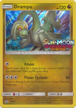 Drampa (SM21) (Staff Prerelease Promo) [Sun & Moon: Black Star Promos] | Total Play