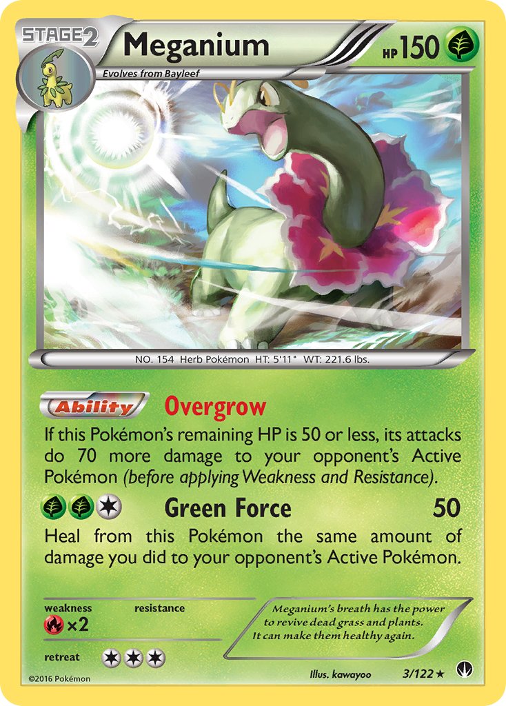 Meganium (3/122) [XY: BREAKpoint] | Total Play