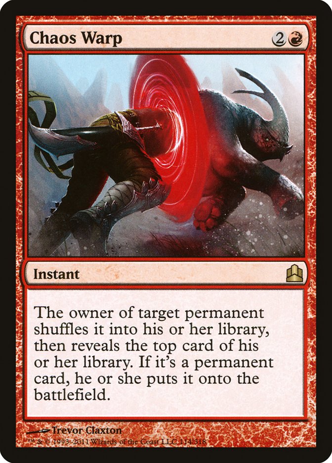 Chaos Warp [Commander 2011] | Total Play