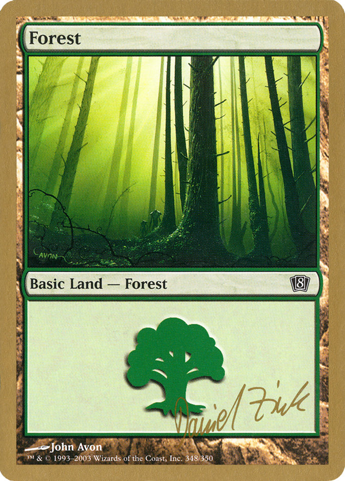 Forest (dz348) (Daniel Zink) [World Championship Decks 2003] | Total Play