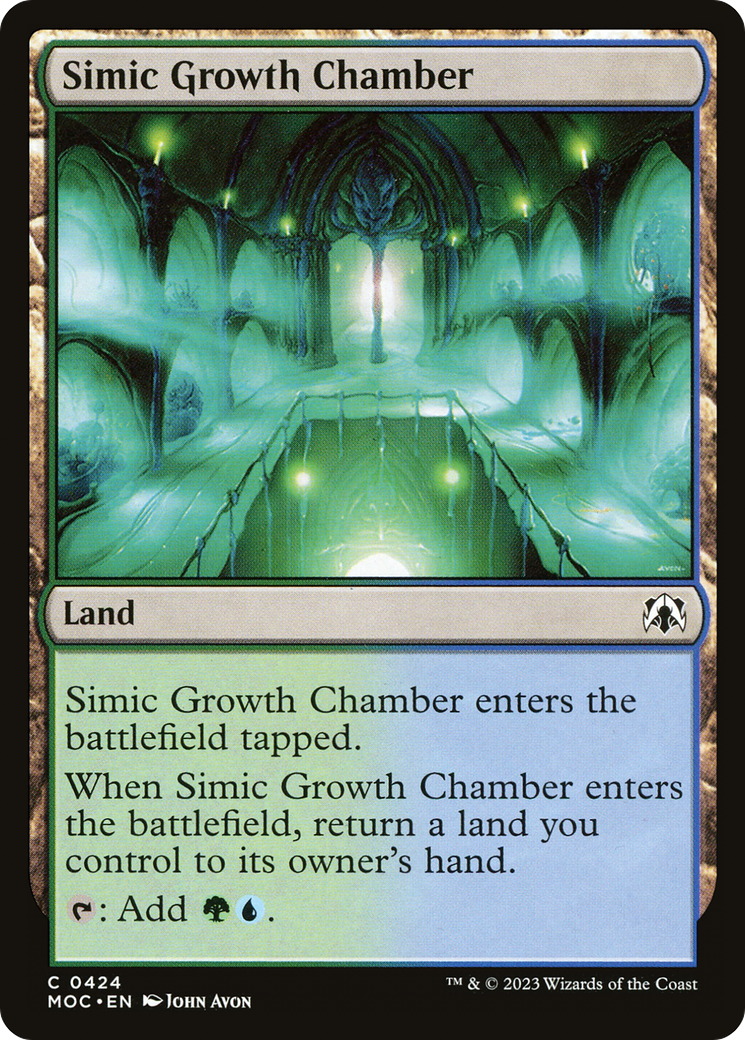 Simic Growth Chamber [March of the Machine Commander] | Total Play