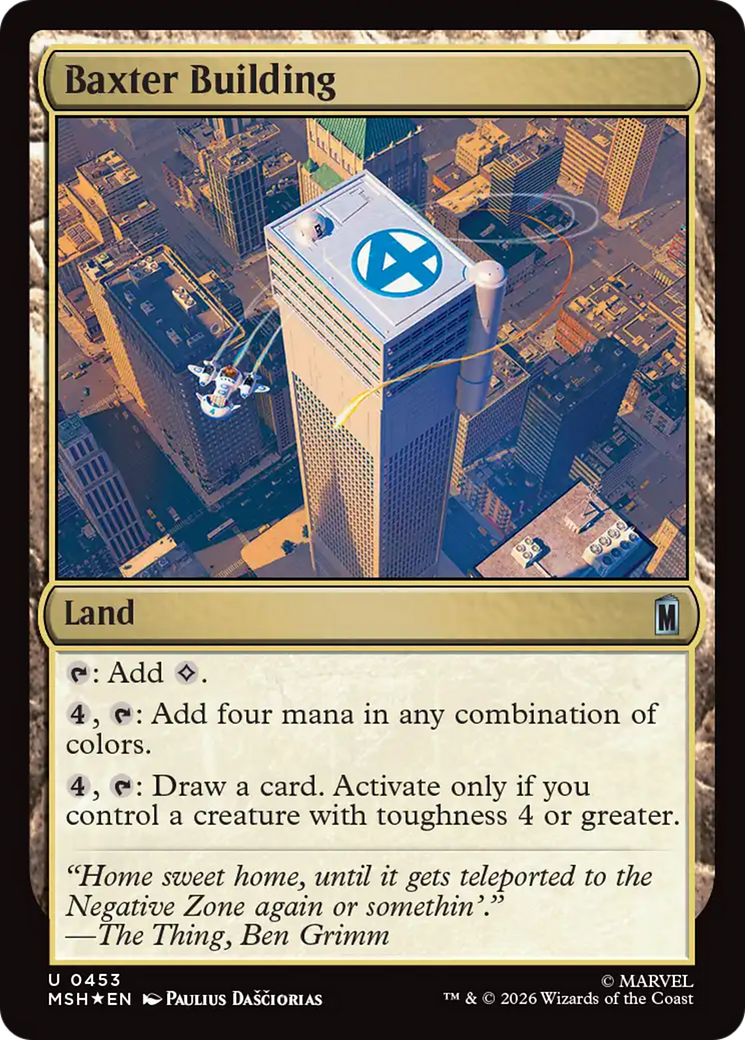 Baxter Building (Surge Foil) [Marvel Super Heroes] | Total Play