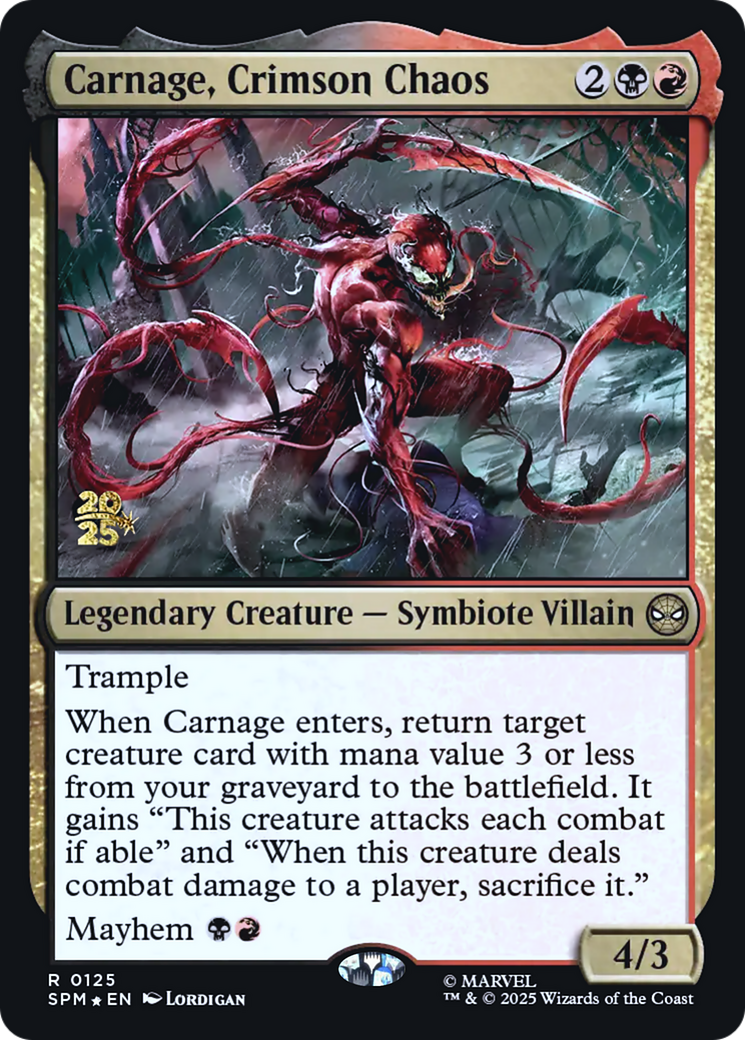 Carnage, Crimson Chaos [Wizards Play Network 2025] | Total Play