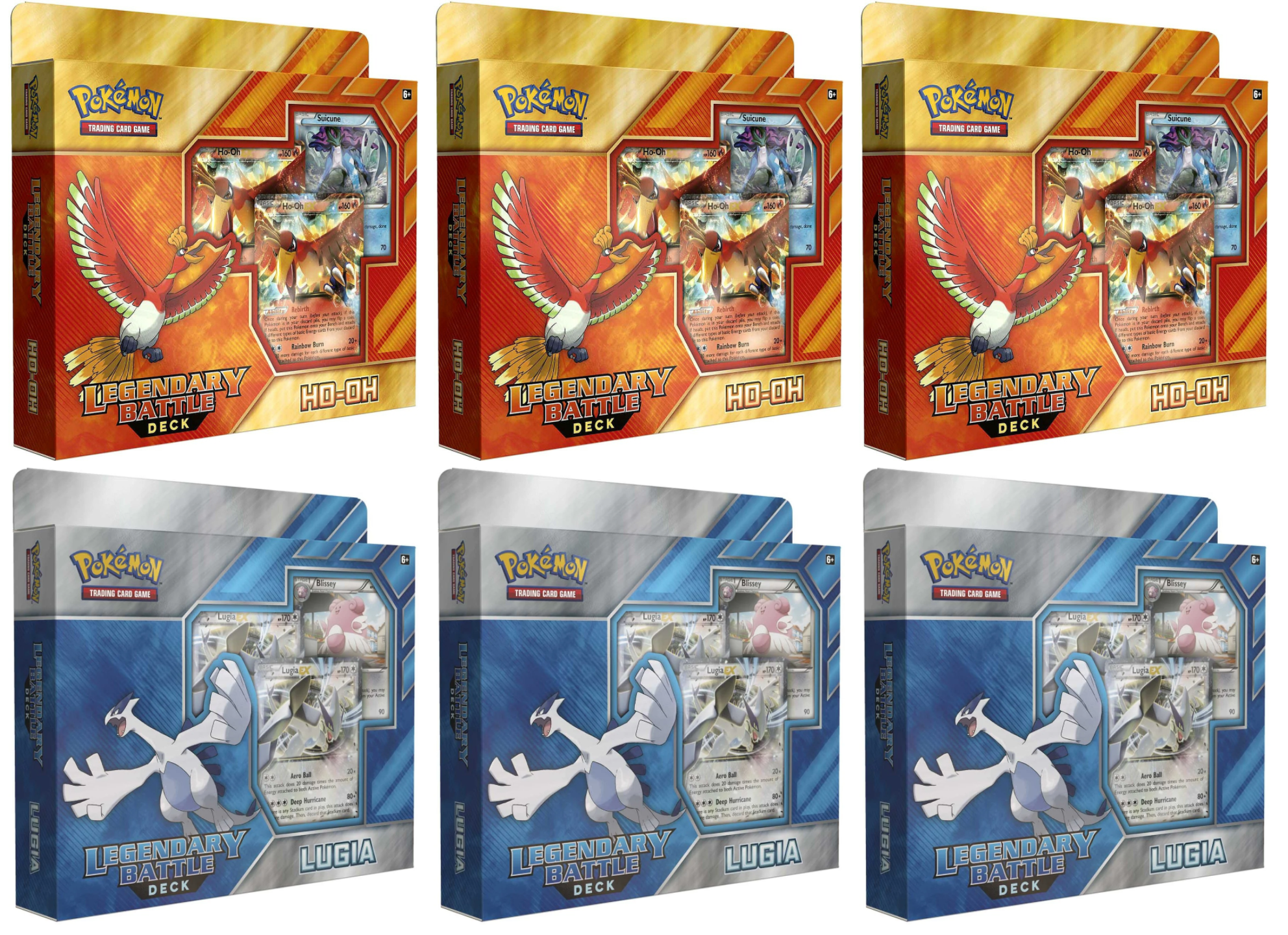 Legendary Battle Deck Display (Ho-oh and Lugia) | Total Play