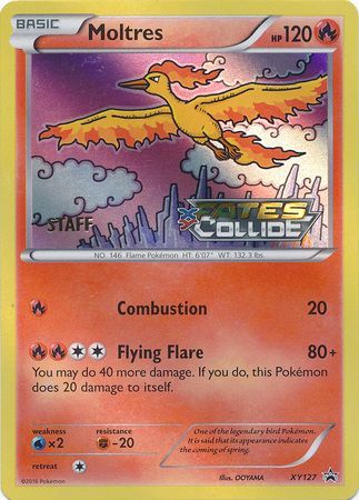 Moltres (XY127) (Staff) [XY: Black Star Promos] | Total Play