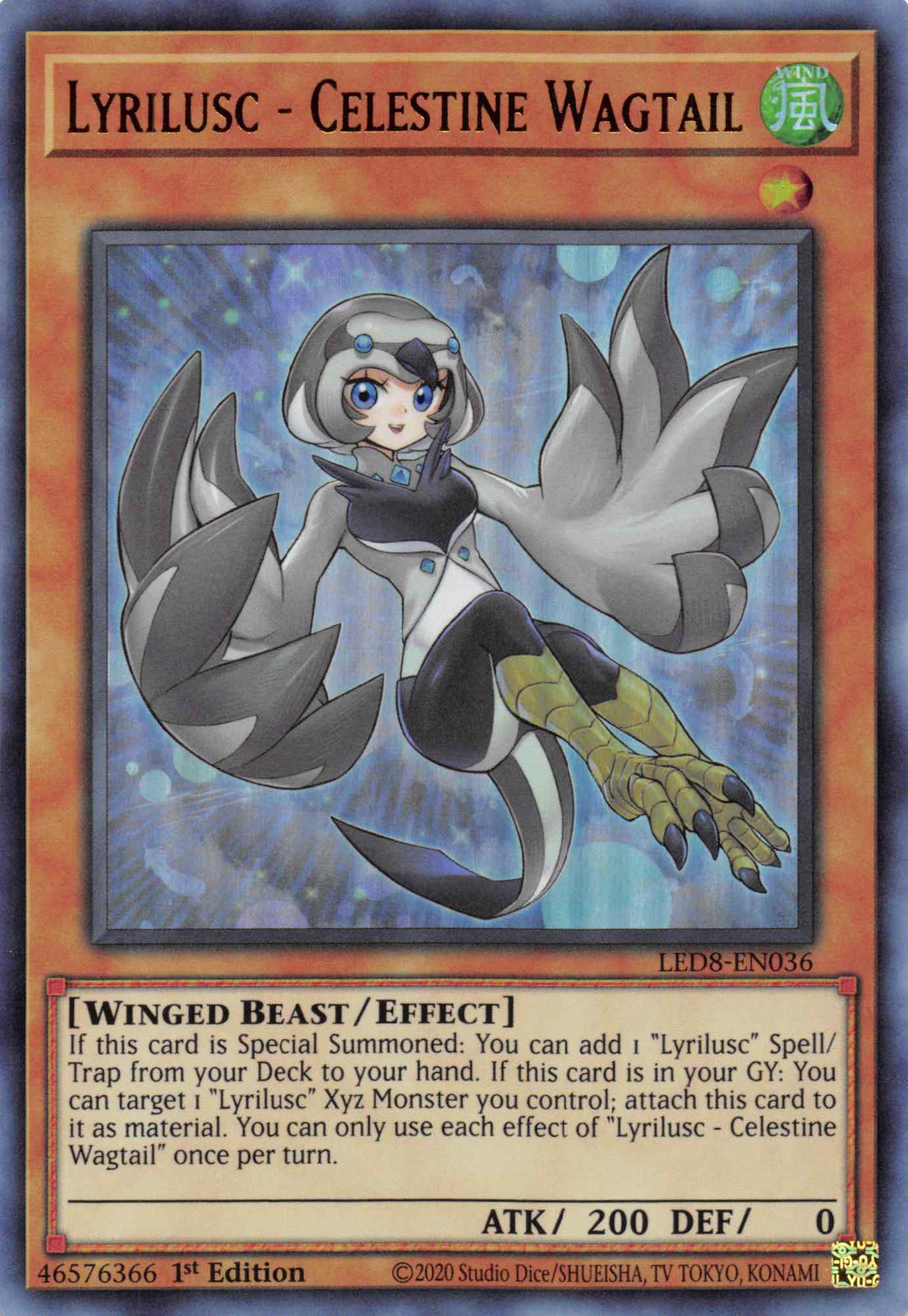 Lyrilusc - Celestine Wagtail [LED8-EN036] Ultra Rare | Total Play