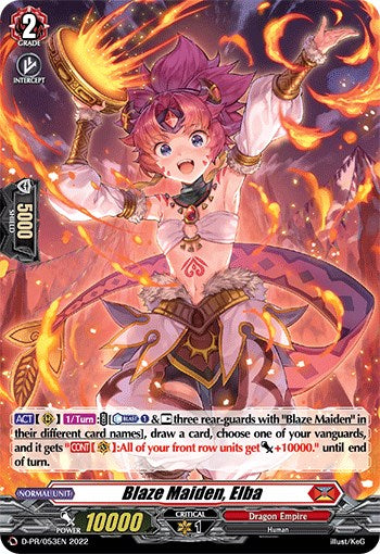 Blaze Maiden, Elba (D-PR/053EN) [D Promo Cards] | Total Play