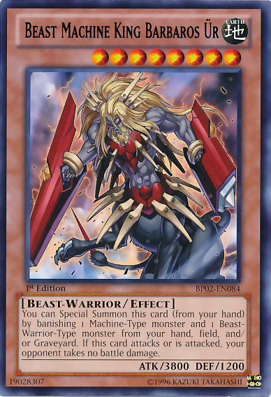 Beast Machine King Barbaros Ur [BP02-EN084] Rare | Total Play