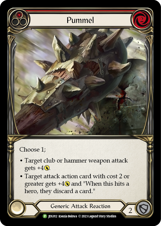 Pummel (Red) [JDG012] (Promo)  Cold Foil | Total Play