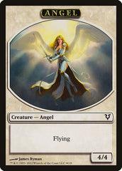 Angel // Demon Double-Sided Token (Oversized) [Open the Helvault] | Total Play