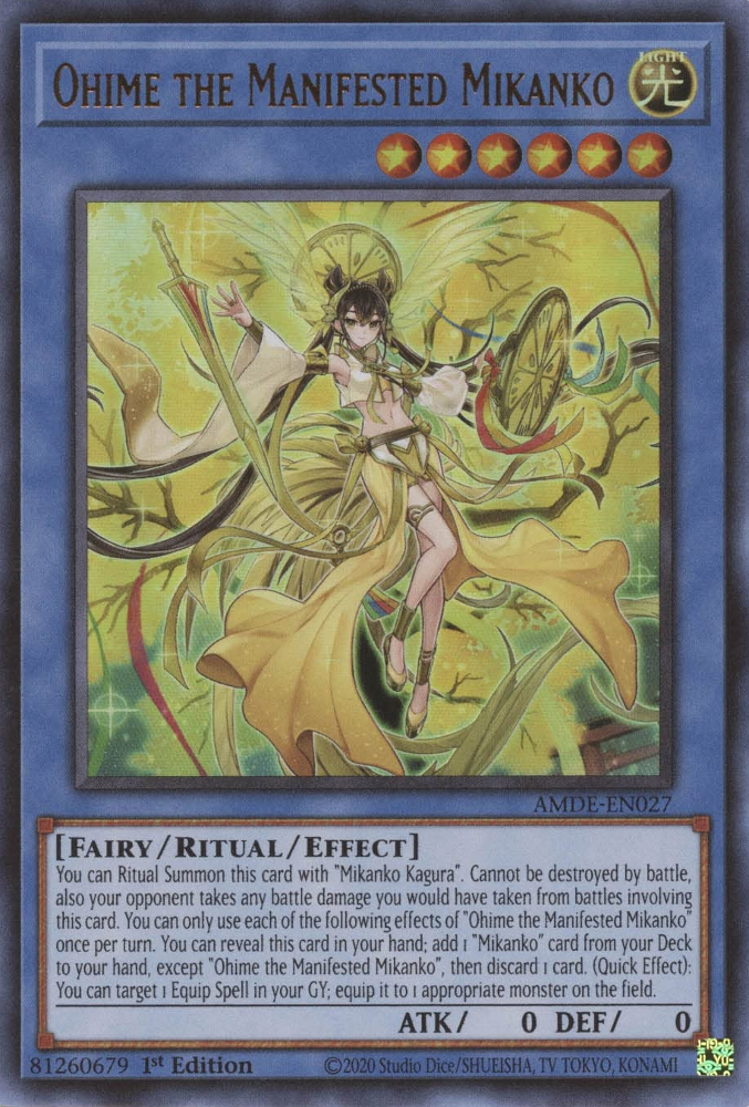 Ohime the Manifested Mikanko [AMDE-EN027] Ultra Rare | Total Play
