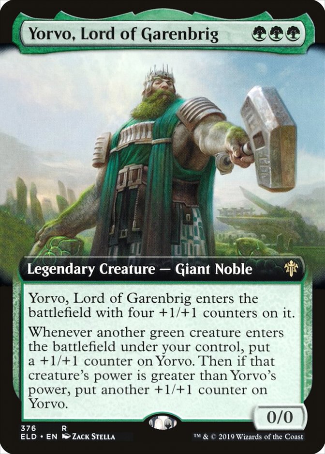 Yorvo, Lord of Garenbrig (Extended Art) [Throne of Eldraine] | Total Play