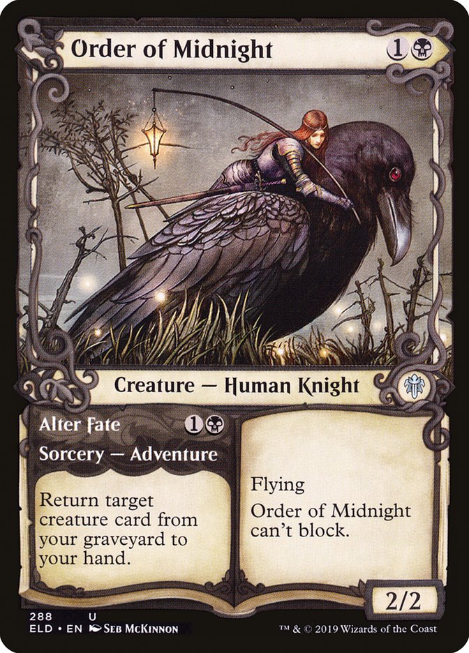 Order of Midnight // Alter Fate (Showcase) [Throne of Eldraine] | Total Play