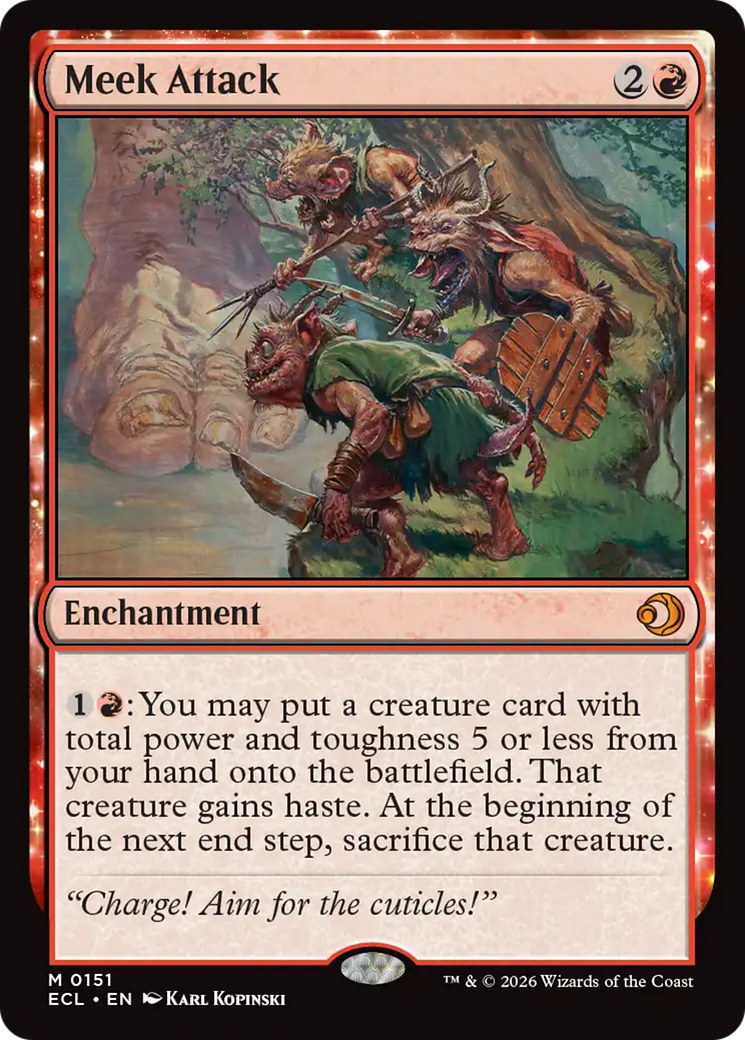 Meek Attack [Lorwyn Eclipsed] | Total Play